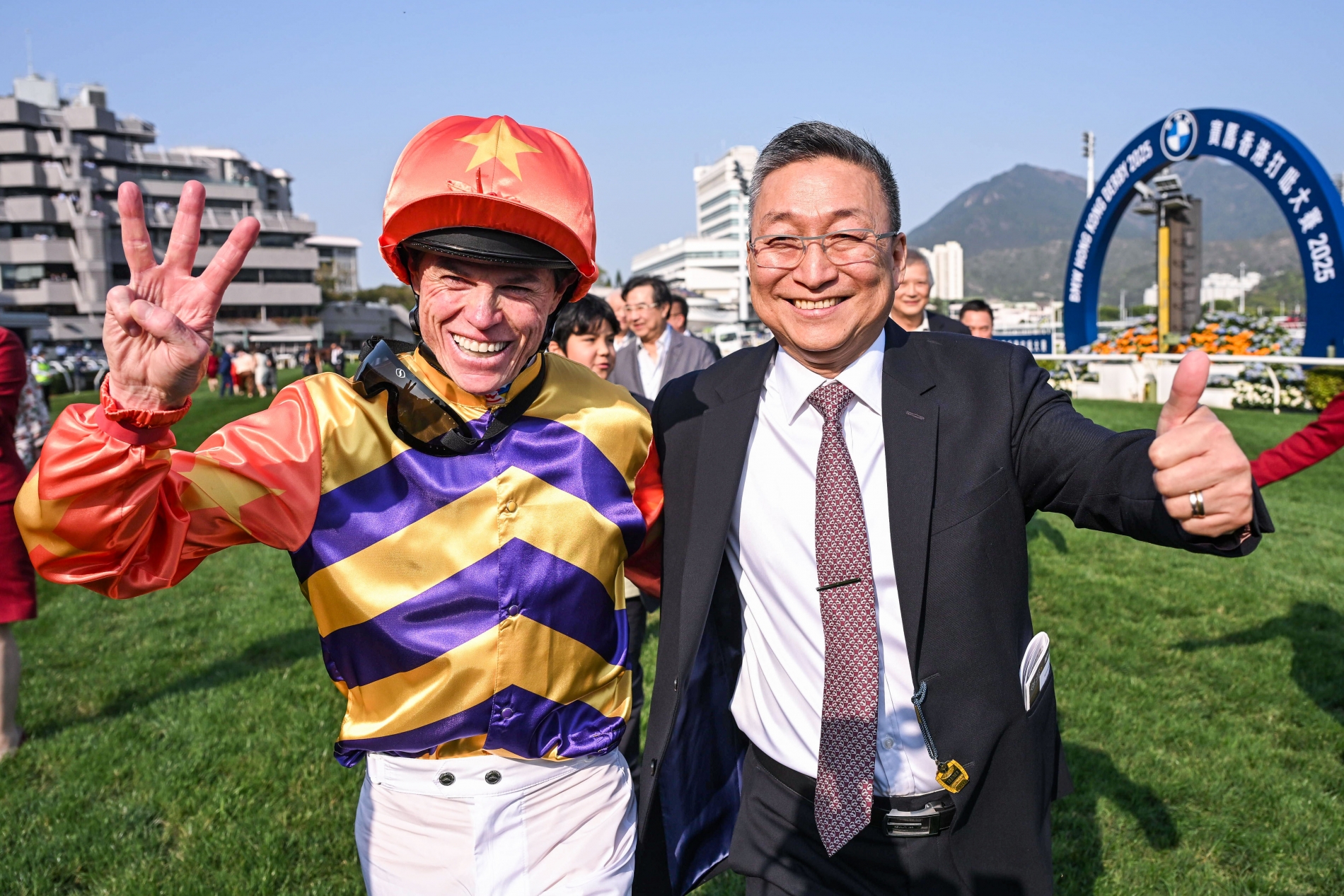 Craig Williams et Francis Lui savourent une victoire inattendue.
